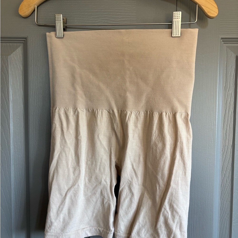 Woolx High-Waisted Nude Shapewear Shorts